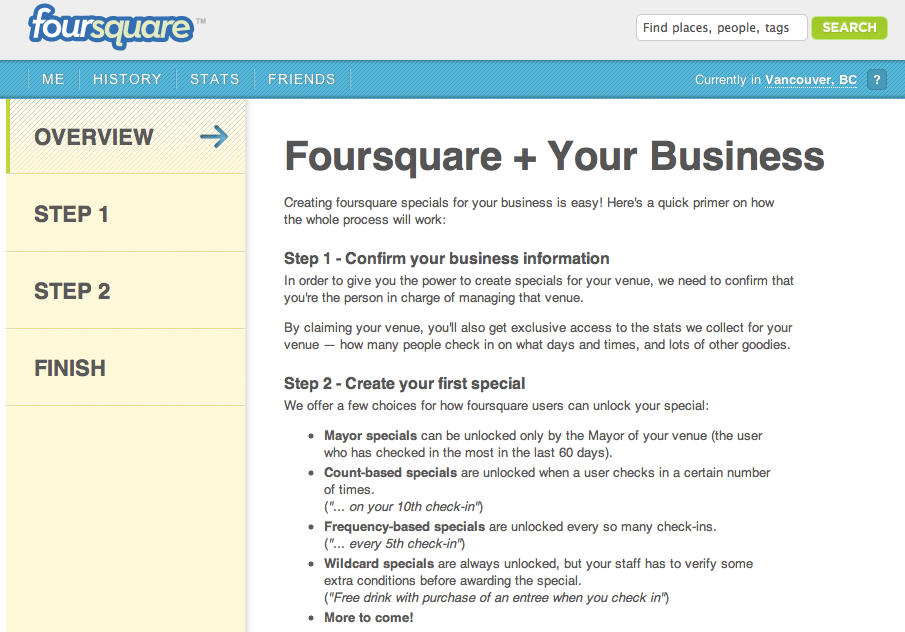 foursquare business dashboard foursquare business dashboard