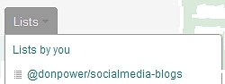 SocialMedia Blogs Twitter List