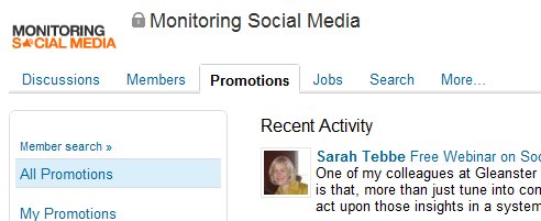 Linkedin promotions