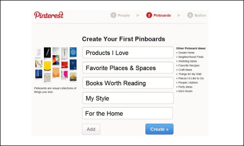 Create Your First Pinboards Create Your First Pinboards