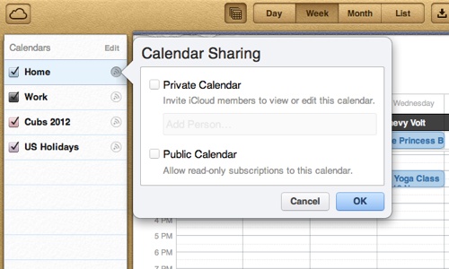 Apple Calendars